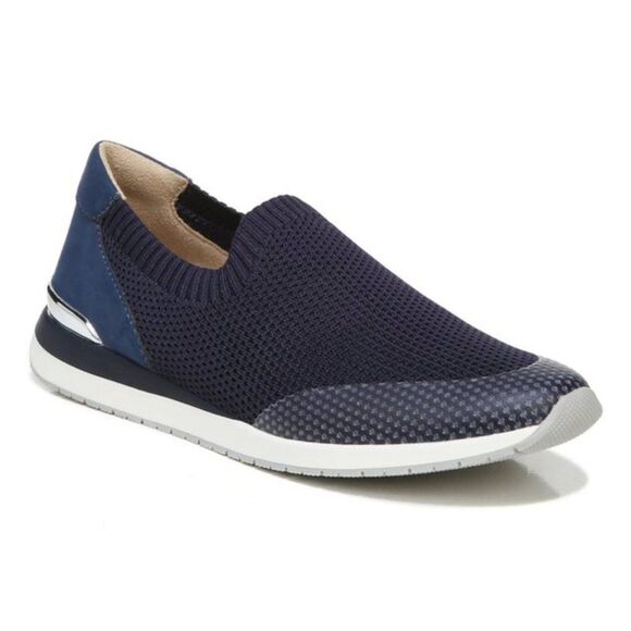 Naturalizer Lafayette French Navy Knit Slip-On Sneakers - Picture 8 of 10